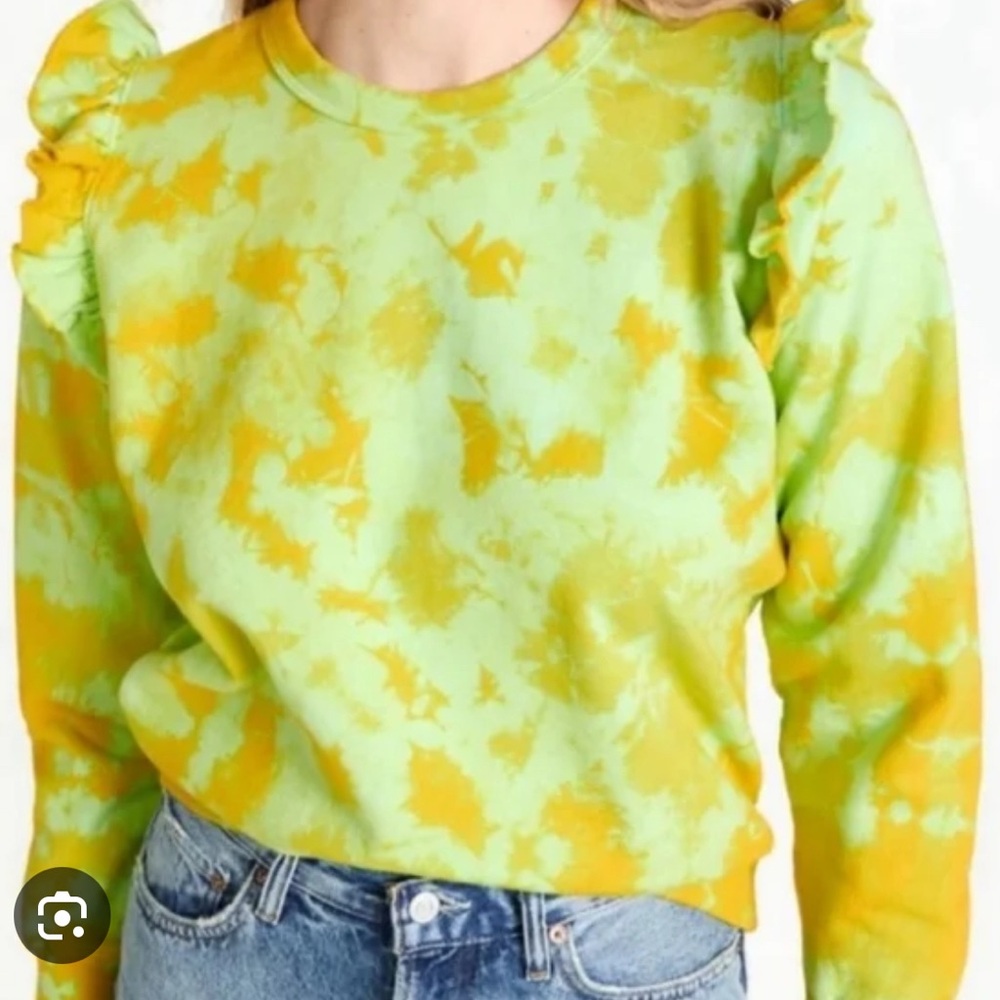 Clare V ruffle tie dye sweatshirt - Picture 11 of 11
